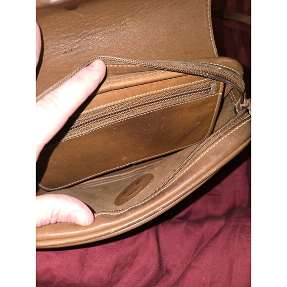 GHURKA MARLEY HODGSON NO.110 ESSEX Brown Leather Shoulder bag Vintage - Picture 10 of 15